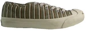 CONVERSE CHUCKS JP STRIPED VELLUTO A COSTE OX TEX OX NUOVE TG 38 MARRONI SNEAKER RARITÀ - Foto 1 di 1