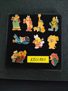 9er Pin-Set ➔ KELLOG's in Box ➔ Pin/Pins *aus Sammlung* 21371 - Bild 1 von 2