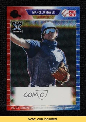 2021 Leaf Pro Set Metal 1989 Auto 1/1 Marcelo Mayer #PA-MM7 xr1 - Image 1 of 3