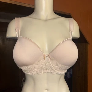 Simone Perele Eden 3D Beige Underwire Demi Bra 12E343 Size 34H - Picture 1 of 13