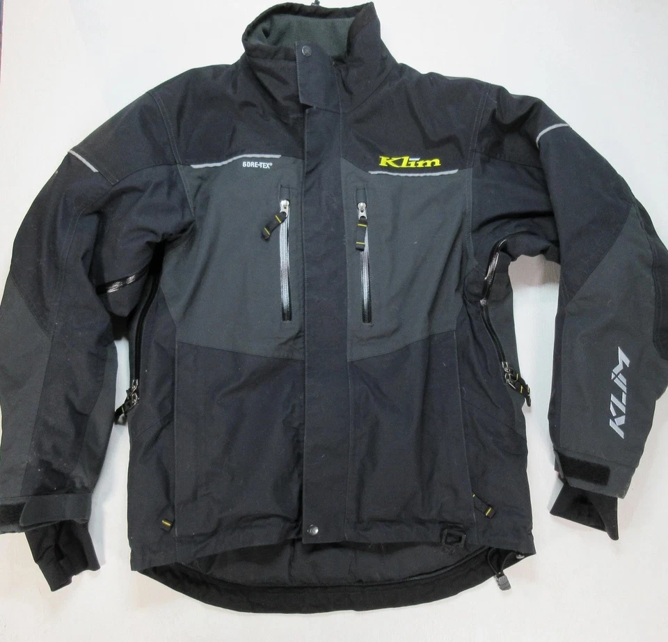 Klim Keweenaw Parka Jacket Mens Medium Black GoreTex Thinsulate Snowmobile #3095 Foto 1 de 4