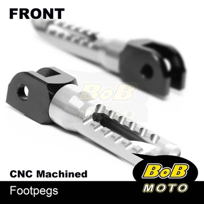 estriberas delanteras Bob CNC TITANIO para Triumph Daytona 650 04 05 Foto 1 de 4