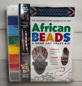 Metropolitan Museum Of Art Book & Craft Kits: African Beads A Book And Craft Kit - Picture 1 of 6