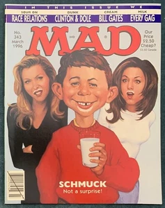 Mad Magazin #343 März 1996 Schmuck!  Neuwertig - Bild 1 von 2