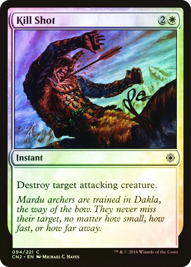 MTG FOIL Kill Shot  - Conspiracy: Take the Crown #094 - Image 1 of 1