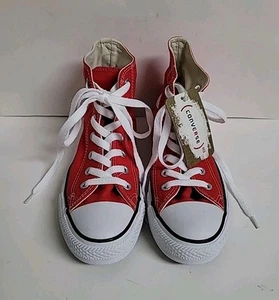 Converse Chuck Taylor All Star Hi Top Red Mens 5.5 Womens7.5 - Picture 1 of 5