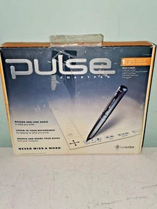 Vtg Pulse SmartPen 1GB Livescribe Students Never Miss A Word 100 Hours Audio Rec - Picture 1 of 8