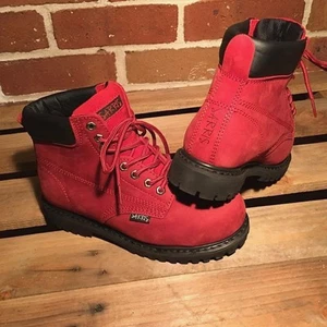 Ladies Red Safety Toe Cap Work Boots - Outback Alexis - Bild 1 von 7