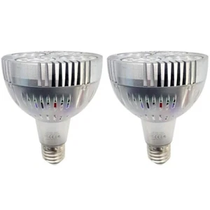 2PEZZI Lampadina E27 LED 35W Argento PAR30 Luce Interno per Faretto Incasso IP20 - Foto 1 di 4