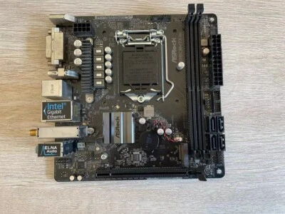 ASRock H310CM-ITX/ac Motherboard Intel H310 Mini-ITX LGA1151 DDR4 M.2 DVI - Image 1 of 3