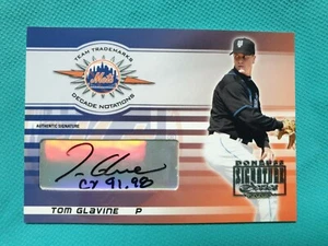 2003 DONRUSS SIGNATURE TOM GLAVINE 2/10 AUTO INSCRIPTION TEAM TRADEMARKS A2 - Picture 1 of 6