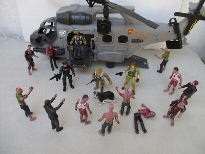 Juego True Heroes vs Zombies Helicóptero Transporte Copter Living Dead  Foto 1 de 4