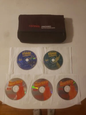 Compaq Creative Learning Series Carmen Sandiego Lost In Time Oregon Trail 25 discos Foto 1 de 4