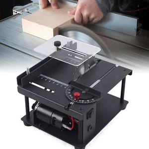 Mini sierra de mesa compacta hágalo usted mismo velocidad giratoria 1000-3000r/min taller de trabajo portátil 110 V - Imagen 1 de 20