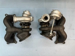 Pair Turbo Turbocharger OEM (Set Front+Rear) for BMW N54 07-13 335i 335xi 335is - Picture 1 of 6