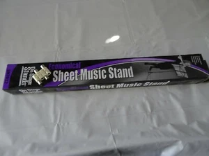 On Stage Sheet Music Stand #SM7022 Folding & Violin Pitch Pipe - Picture 1 of 9