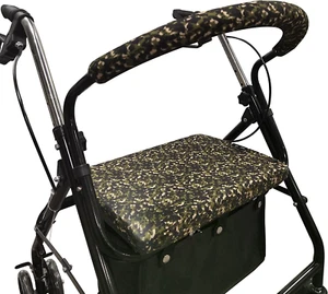 Unisex Rollator Walker Seat and Backrest Rollbar Covers Universal Soft Rollator - Picture 1 of 12