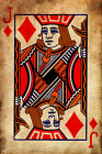 Affiche de carte à jouer - Affiche d'art en toile Jack of Diamonds #8 16"x 24"