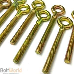 M6 M8 M10 M12 FORGED EYES THREADED HANGING BOLTS - CATENARY WIRE, CHEMICAL RESIN