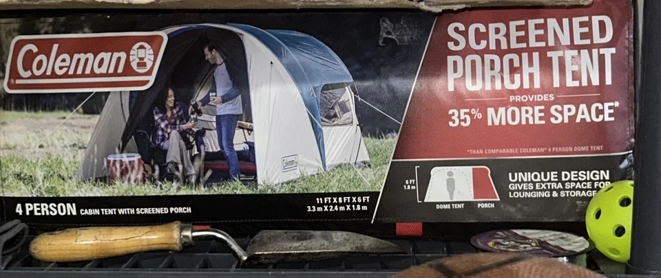 Tienda coleman 4 personas tienda porche blindada Foto 1 de 1