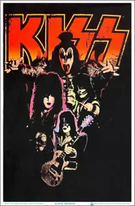 KISS - Officially Licensed - Neon Blacklight Poster - 23" X 35" - Picture 1 of 12