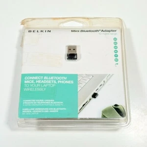 Belkin Mini USB Bluetooth Adapter for Headsets Keyboards Mice etc - Picture 1 of 4