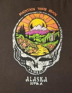 Grateful Dead Steal Your Face Kurzarm TShirt Sitka Alaska Garcia Weir Lesh - Bild 1 von 3