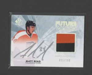2011-12 SP Authentic Future Watch Limited Patches Autographs #231 Matt Read /100 - Picture 1 of 1