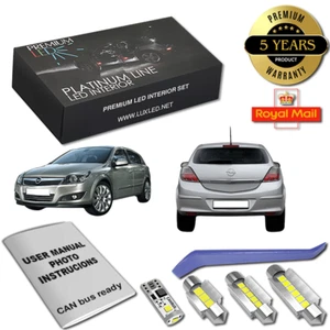 Opel Astra H LED Interior Premium 8 SMD Blanco Bombillas Sin Errores OPC GTC Hatch - Imagen 1 de 12