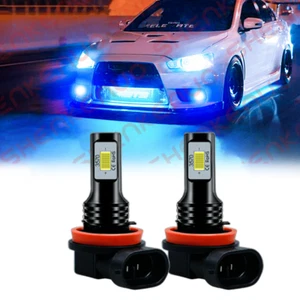 Super Bright H11 LED Headlight Conversion Kit Low Beam Bulbs 8000K Ice Blue - Picture 1 of 11