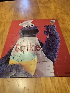 Vintage 1983 Milton Bradley Sesame Street Muppets Cookie Monster 24pc Puzzle - Picture 1 of 4