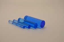 ACRYLIC RODS 4 SIZES & 5 COLOURS LIGHT EMITTING FLUORESCENT GLOW NEON