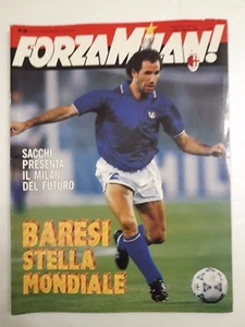 Forza Milan Nr.7e8 Jahr 1990 Franco Baresi Stella / Rossoneri Teufel Champions  - Bild 1 von 1