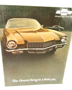 Gm Dealer 1971 Chevy Camaro Brochure Dealer Booklet Original Chevrolet - GL321 - Picture 1 of 3