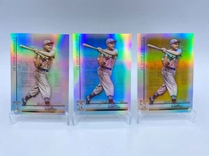 2010 Topps Tribute Johnny Mize Einsatz ALLE 3 BLAUGOLD parallel SELTEN #11/399/50 - Bild 1 von 5
