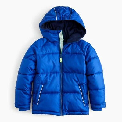 NUEVA Chaqueta acolchada para niños con Primaloft ecológica de Crewcuts talla 4-5 y 6-7 Foto 1 de 2