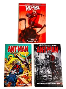 LOT OF 3 ANTMAN WORLD HIVE/ EVERBODY LOVES TEAM-UPS / SEASON ONE TPB'S HC OOP - Picture 1 of 2