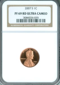 2007-S PROOF LINCOLN CENT NGC PR-69UCAM (2228043) - Picture 1 of 4