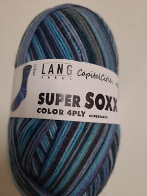 LANG SUPER SOXX COLOR Fingering weight sock yarn - Image 1 of 4