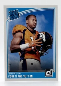 2018 Donruss #312 Courtland Sutton RC Denver Broncos - Foto 1 di 2