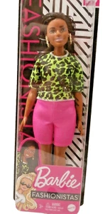 Barbie Fashionistas Doll #144 with Long Braids in Neon Look - Picture 1 of 6