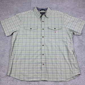 Carhartt Rugged Flex Relaxed Fit  Plaid Shirt / 2XL 2 Pockets Fishing/camping - Picture 1 of 7