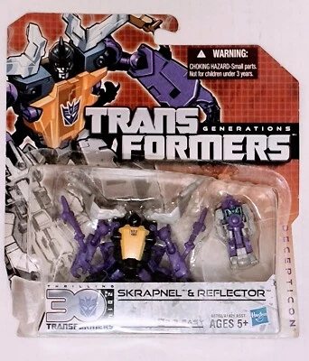 Transformers Generations 30 Thrilling Scout Class Skrapnel & Reflector! 2014 nuevo Foto 1 de 3