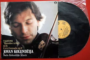 JOVAN KOLUNDZIJA VIOLIN CLASSICAL EXYUG LP N/MINT - Picture 1 of 1