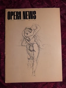 Rare METROPOLITAN OPERA NEWS April 13 1968 Gounod Roméo e Juliette Nicolai Gedda - Picture 1 of 2