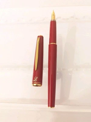 Pluma Estilográfica Laureada Gt Pilot L Roja De Colección - Acero Gp F Flex Nuevo en Caja Foto 1 de 4