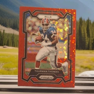 2023 Panini Prizm #34 Thurman Thomas No Huddle Red Prizm 01/70 Buffalo Bills HoF - Bild 1 von 3