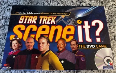 Star Trek Scene It The DVD Game Mattel Trivia Board Game 2008 All Series New - Image 1 of 2