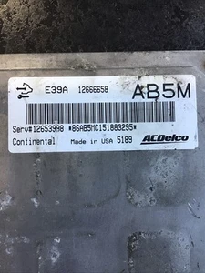 2015 CHEVROLET 3.6L Engine Computer Module OEM ECM PCM ECU E39A12666658 - Imagen 1 de 6