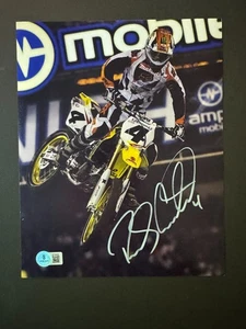 Ricky Carmichael Rare! autographed signed AMA MOTO X 8x10 photo Beckett BAS coa - Picture 1 of 1